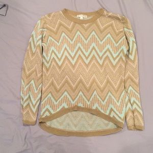 patterned sweater